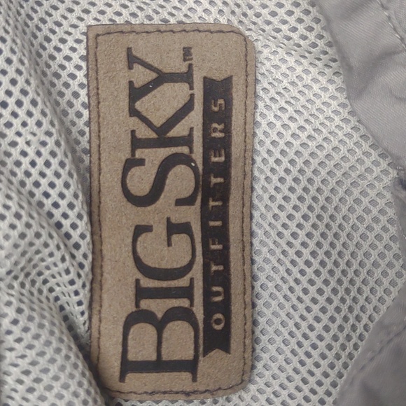 BIG SKY OUTFITTERS Men’s Button Up Fishing Shirt sz xl - Picture 2 of 11